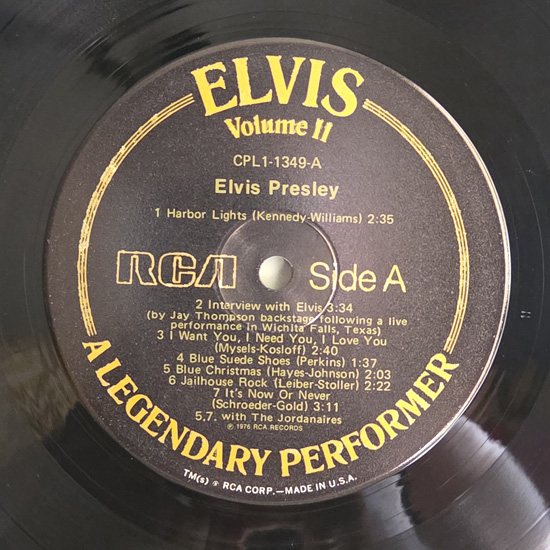 Lado A - A Legendary Performer Vol 2