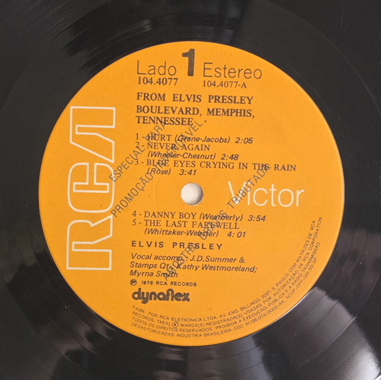 Lado A - From Elvis Presley Boulevard