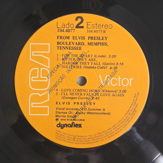 Lado B - From Elvis Presley Boulevard
