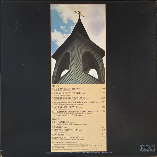 Contra Capa - He Walks Beside Me