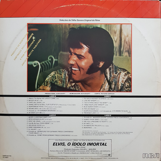 Contra Capa - O Ídolo Imortal