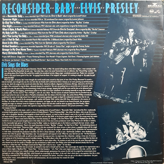 Contra Capa - Reconsider Baby