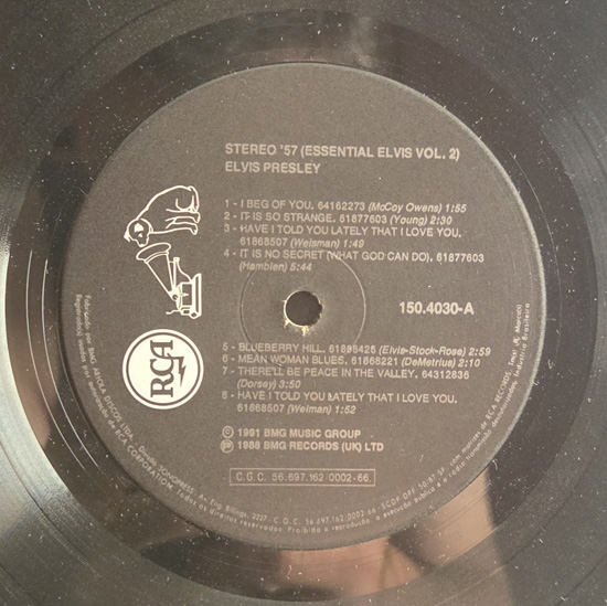 Lado A - Essential Elvis 2