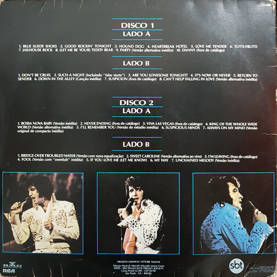 Contra Capa - The Best of Elvis Vol 1