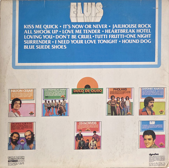 Contra Capa - Disco de Ouro