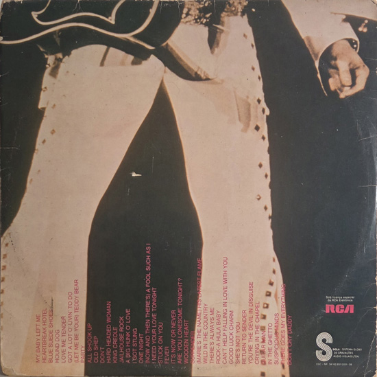 Contra Capa - Elvis 40 Greatest