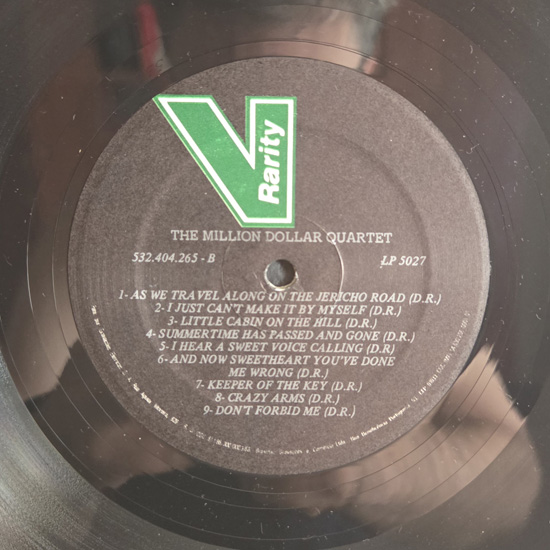 Lado B - Million Dollar Quartet