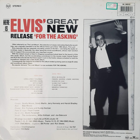 Contra Capa - For The Asking - The Lost Album