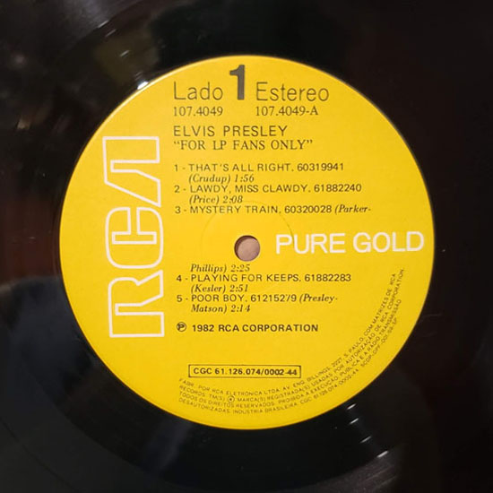 Lado A - For LP Fans Only