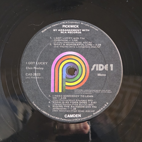 Lado A - I Got Lucky