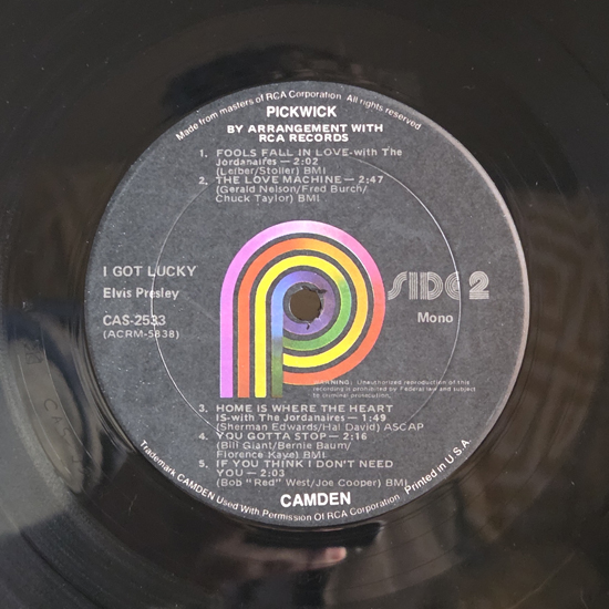 Lado B - I Got Lucky