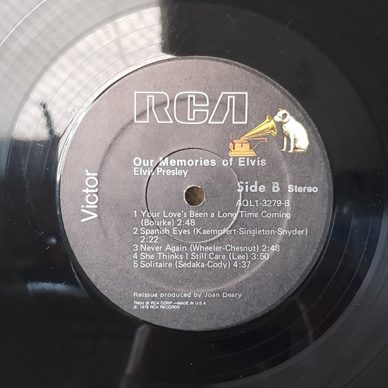 Lado B - Our Memories Of Elvis