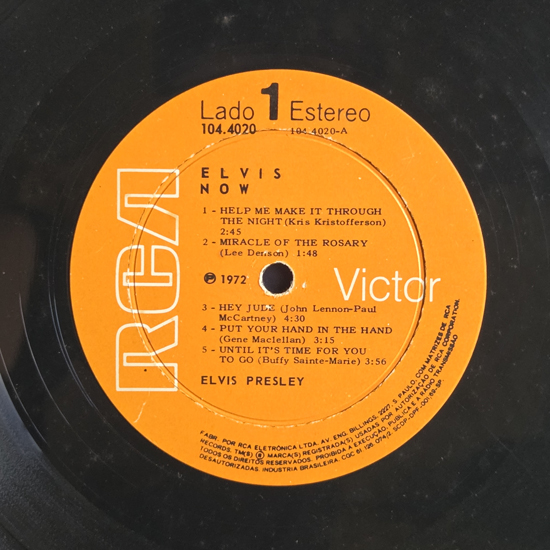 Lado A - Elvis Now