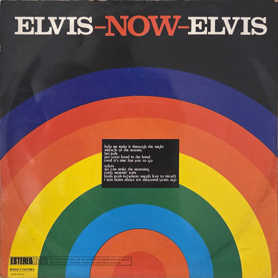 Contra Capa - Elvis Now