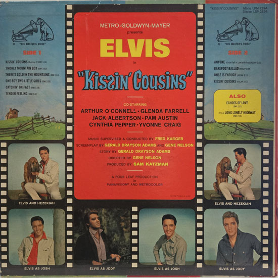 Contra Capa - Kissin' Cousins