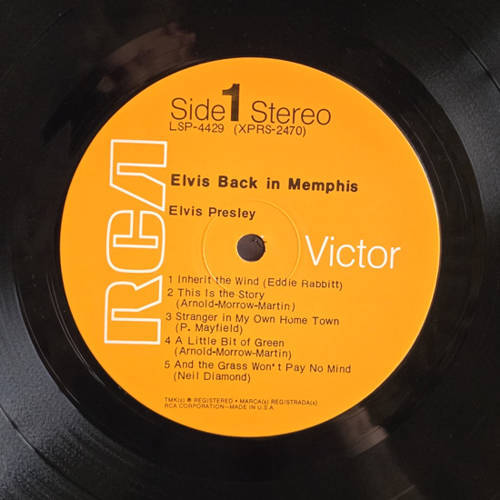 Lado A - Back in Memphis