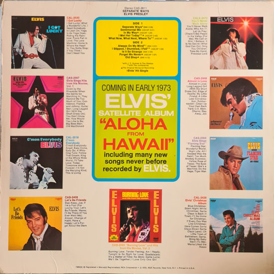 Contra Capa - Separate Ways