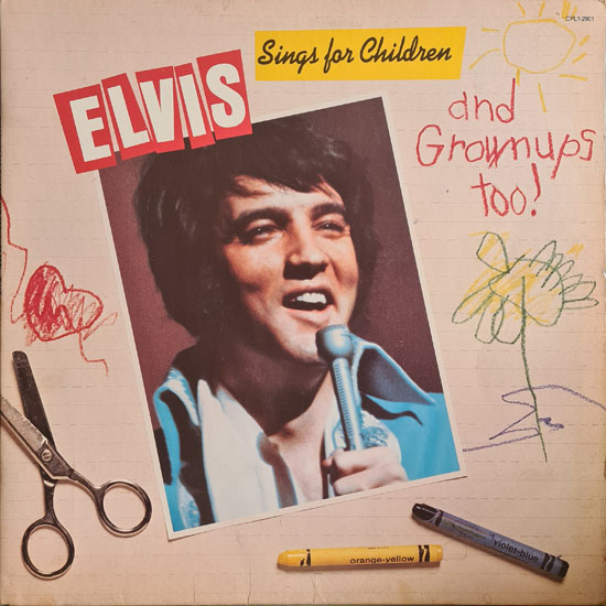 Capa - Elvis Sings for Children and Grownups Too
