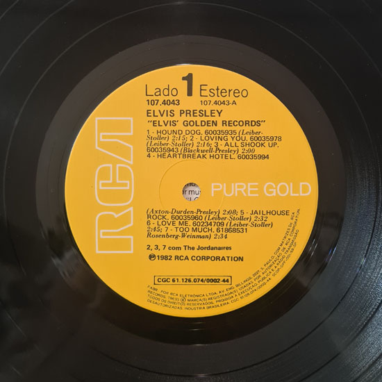 Lado A - Elvis' Golden Records