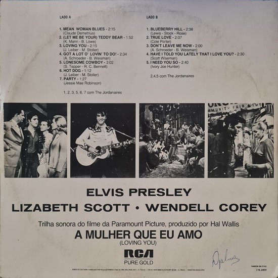 Contra Capa - Loving You