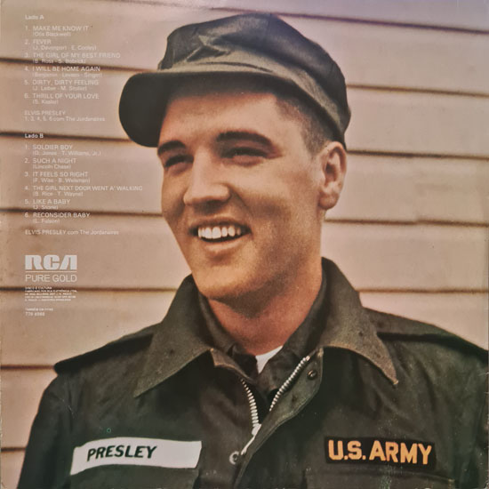 Contra Capa - Elvis is Back