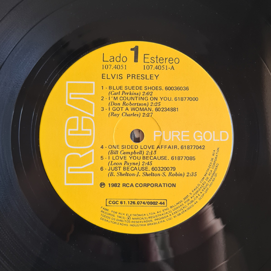 Lado A - Elvis Presley