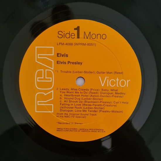 Lado A - Elvis - NBC-TV Special