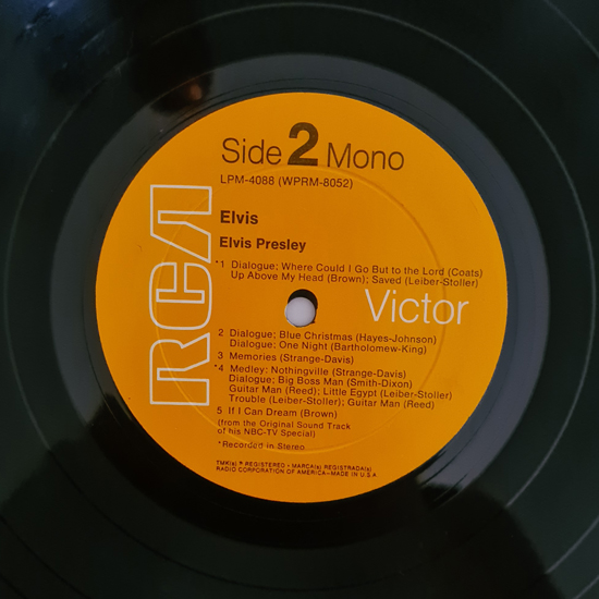 Lado B - Elvis - NBC-TV Special