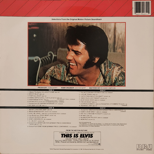 Contra Capa - This is Elvis