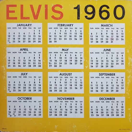 Contra Capa - A Date With Elvis