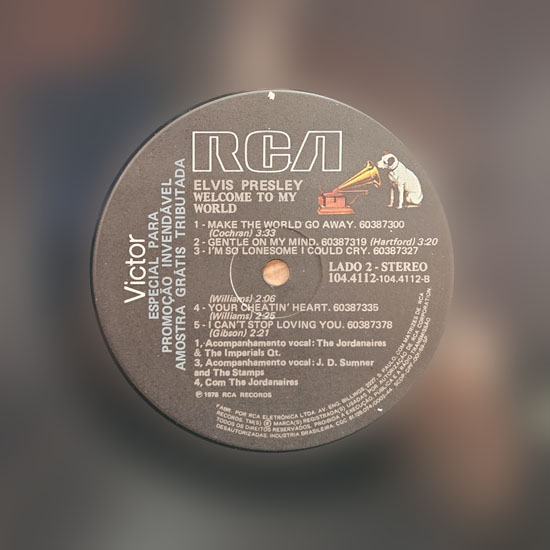 Lado B - Welcome To My World