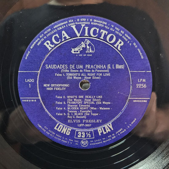 Lado A - G.I.Blues - Saudades de um Pracinha