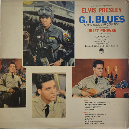 Contra Capa - G.I.Blues - Saudades de um Pracinha