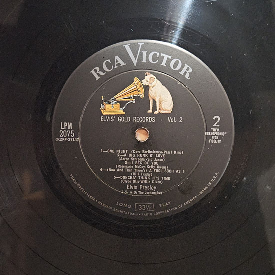 Lado B - Elvis Gold Redords 2