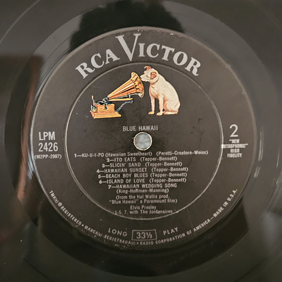 Lado B - Blue Hawaii