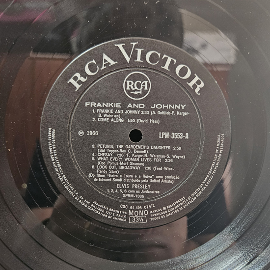 Lado A - Frankie and Johnny