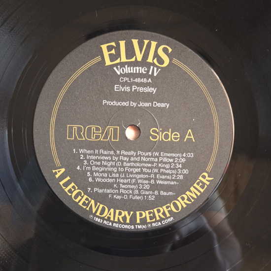 Lado A - A Legendary Performer volume 4