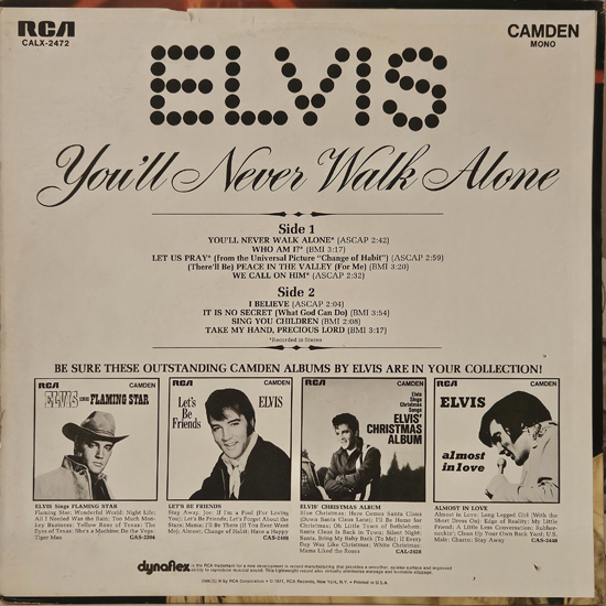 Contra Capa - You'll Never Walk Alone