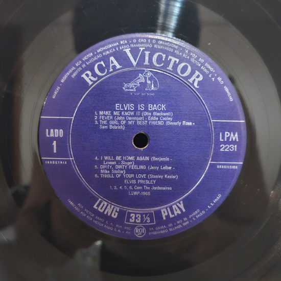 Lado A - Elvis is Back