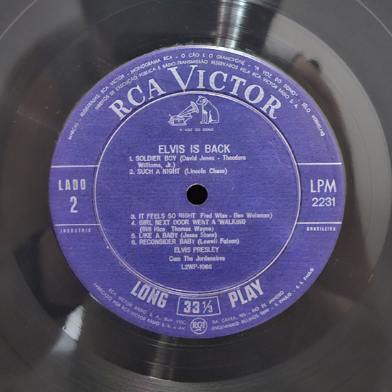 Lado B - Elvis is Back