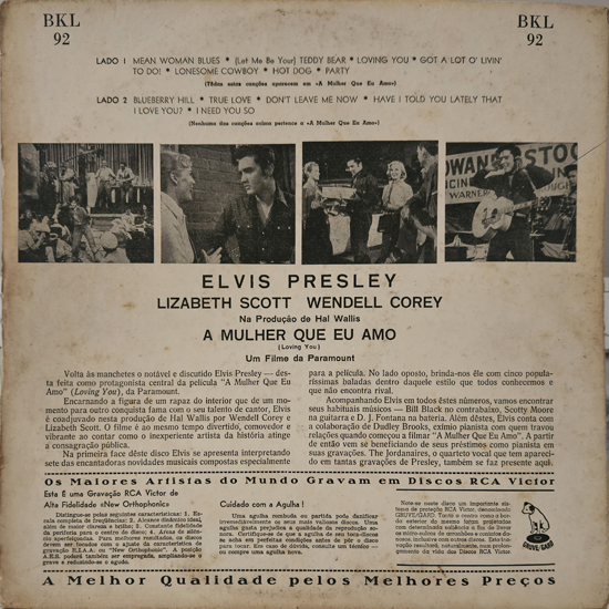 Contra Capa - Loving You