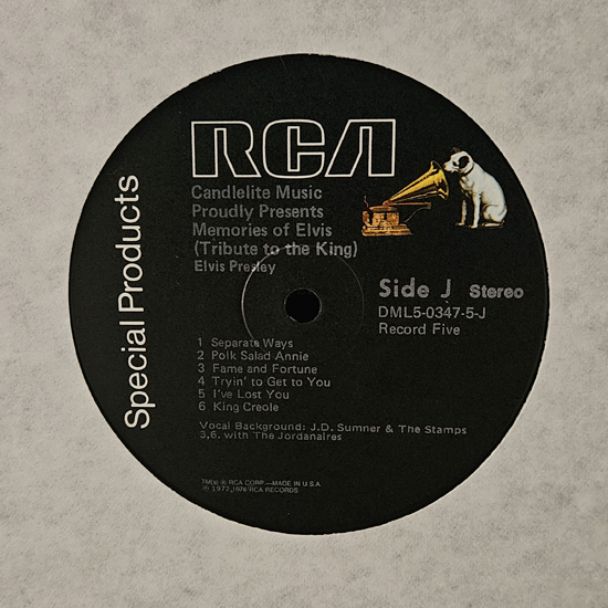 Lado B - Memories of Elvis