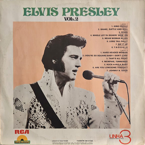Contra Capa - Elvis Presley Vol. 2