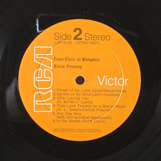 Lado B - From Elvis In Memphis