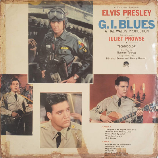 Contra Capa - G.I.Blues - Saudades de um Pracinha