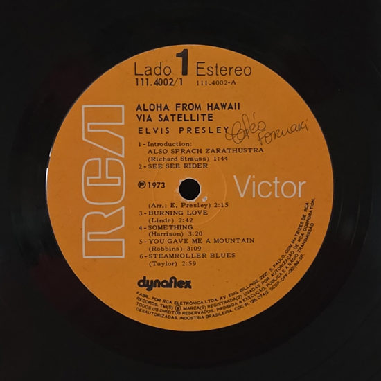 Lado A - Aloha From Hawaii Via Satellite