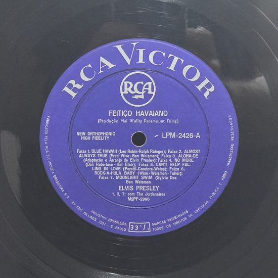 Lado A - Blue Hawaii
