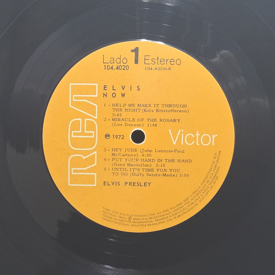 Lado A - Elvis Now