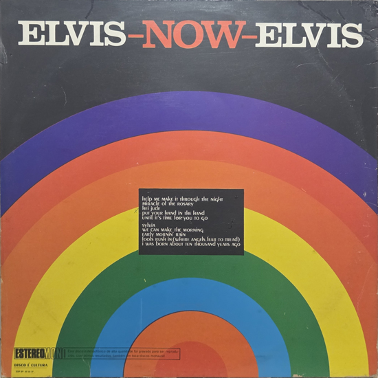 Contra Capa - Elvis Now