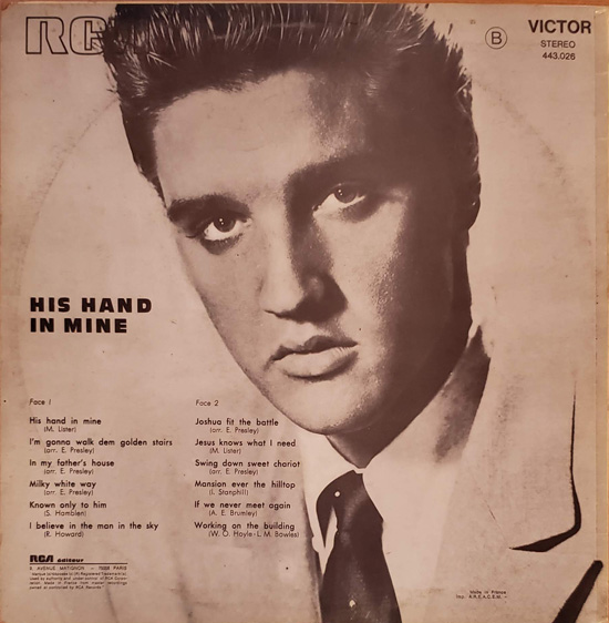 Contra Capa - His Hand In Mine